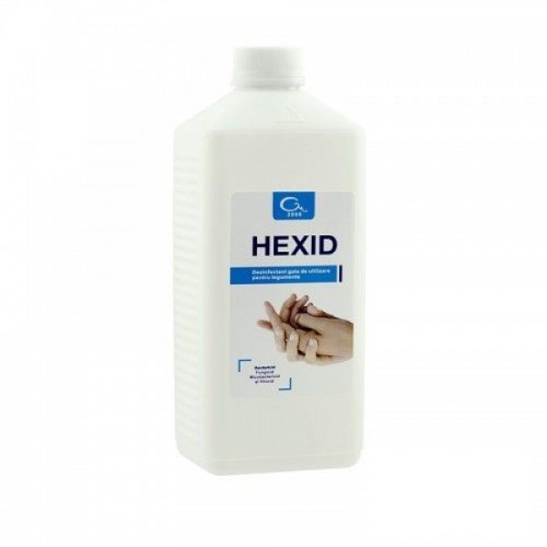 HEXID Dezinfectant si Antiseptic Maini si Tegumente, 1 litru preparat HEXID Dezinfectant si Antiseptic Maini si Tegumente, 1 litru preparat